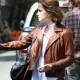 Emma Watson Brown Leather Jacket Emma Watson Brown Leather Jacket