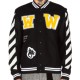G-EAZY Black and White Varsity Jacket G-EAZY Black and White Varsity Jacket