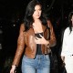 Kylie Jenner Leather Brown Jacket Kylie Jenner Leather Brown Jacket
