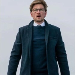 Borgen Mikkel Boe Følsgaard (Asger Holm Kirkegaard) Wool Coat Borgen Mikkel Boe Følsgaard (Asger Holm Kirkegaard) Wool Coat