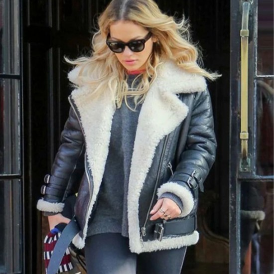 Rita Ora Leather Jacket