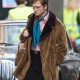 Rocketman Elton John (Taron Egerton) Shearling Coat