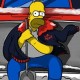 The Simpsons Homer Simpson Blue Jacket