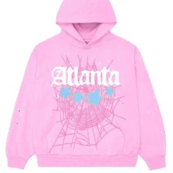 Sp5der Atlanta Pink Hoodie Sp5der Atlanta Pink Hoodie