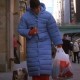 Adam Sandler Little Nicky Blue Padded Long Puffer Hooded Jacket Adam Sandler Little Nicky Blue Padded Long Puffer Hooded Jacket