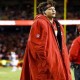 NFL Chiefs Patrick Mahomes Sideline Cape Coat NFL Chiefs Patrick Mahomes Sideline Cape Coat