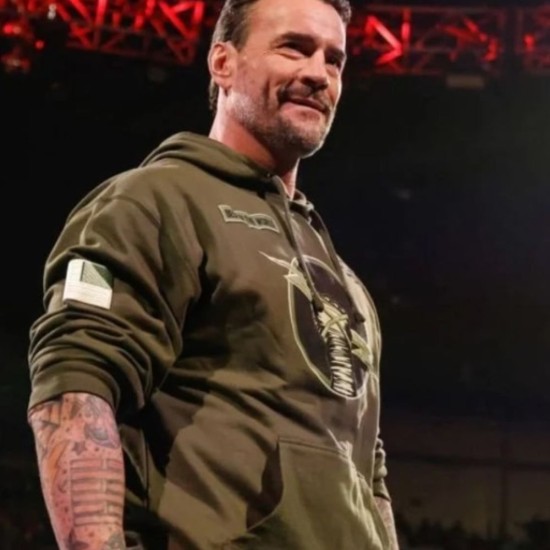 CM Punk Green Fleece Hoodie For Unisex CM Punk Green Fleece Hoodie For Unisex