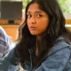 Never Have I Ever Maitreyi Ramakrishnan (Devi Vishwakumar) Blue Jacket Never Have I Ever Maitreyi Ramakrishnan (Devi Vishwakumar) Blue Jacket