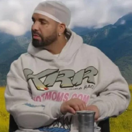 Drake Kart Riba Racing Grey Hoodie