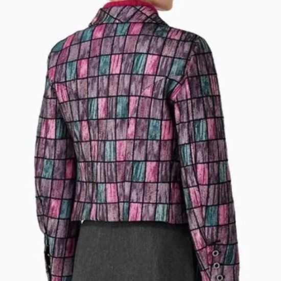 Elsbeth 2024 Elsbeth Tascioni (Carrie Preston) Cropped Patchwork Jacket Elsbeth 2024 Elsbeth Tascioni (Carrie Preston) Cropped Patchwork Jacket