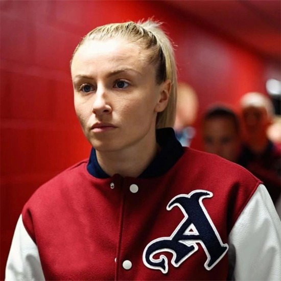 Leah Williamson Arsenal Varsity Jacket Leah Williamson Arsenal Varsity Jacket