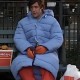 Adam Sandler Little Nicky Blue Padded Long Puffer Hooded Jacket Adam Sandler Little Nicky Blue Padded Long Puffer Hooded Jacket
