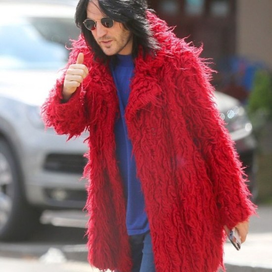 Great British Bake Off Noel Fielding Red Fur Coat Great British Bake Off Noel Fielding Red Fur Coat