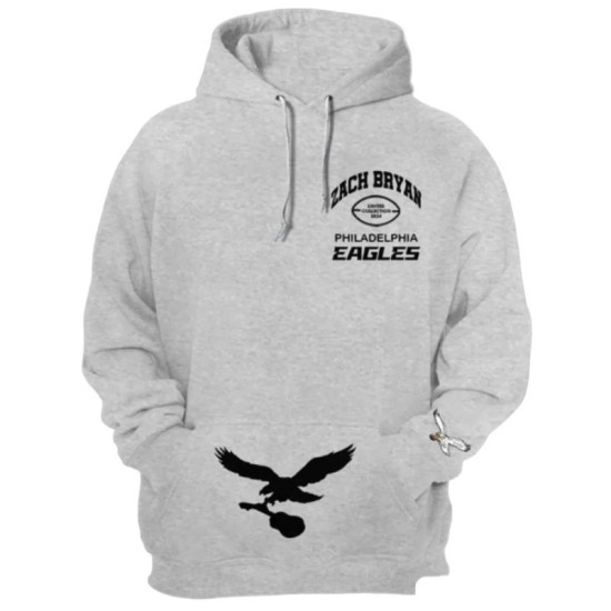 Zach Bryan Eagles Black Hoodie Zach Bryan Eagles Black Hoodie