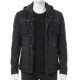 12 Monkeys Aaron Stanford (James Cole) Black Leather Jacket