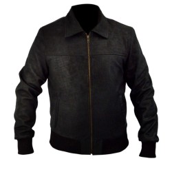 A Good Day to Die Hard Jack McClane Black Leather Jacket A Good Day to Die Hard Jack McClane Black Leather Jacket