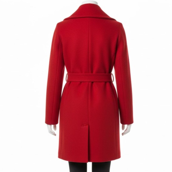 Christmas in Evergreen Allie Shaw (Ashley Williams) Trench Coat