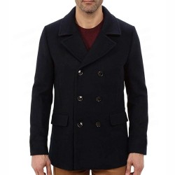 Bullet Train Brad Pitt (Ladybug) Brown Cotton Peacoat