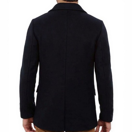 Bullet Train Brad Pitt (Ladybug) Brown Cotton Peacoat