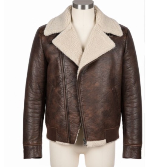 Rafael Casal Brown Vintage Shearling Leather Jacket Rafael Casal Brown Vintage Shearling Leather Jacket