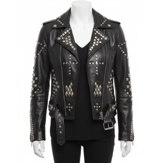 F9 The Fast Saga Letty (Michelle Rodriguez) Black Studded Jacket F9 The Fast Saga Letty (Michelle Rodriguez) Black Studded Jacket