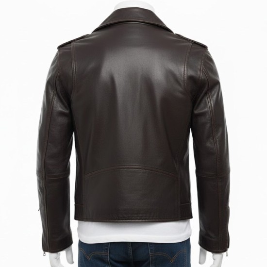 Harry Styles Fur Collar Brown Leather Jacket Harry Styles Fur Collar Brown Leather Jacket