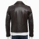 Harry Styles Fur Collar Brown Leather Jacket Harry Styles Fur Collar Brown Leather Jacket