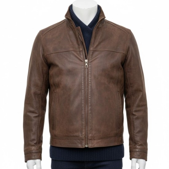 Christmas in Homestead Jeff Branson (Vince Hawkins) Brown Jacket