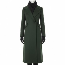 Kate Middleton Green Trench Wool Coat