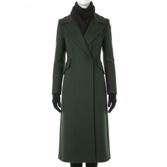 Kate Middleton Green Trench Wool Coat Kate Middleton Green Trench Wool Coat