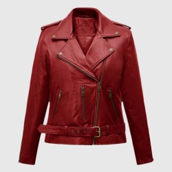 Last Christmas Kate (Emilia Clarke) Red Leather Jacket Last Christmas Kate (Emilia Clarke) Red Leather Jacket