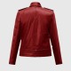 Last Christmas Kate (Emilia Clarke) Red Leather Jacket