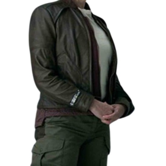 Lost in Space Molly Parker (Maureen Robinson) Leather Jacket Lost in Space Molly Parker (Maureen Robinson) Leather Jacket