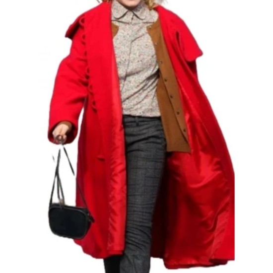 Modern Love Maddy (Julia Gardner) Red Trench Coat
