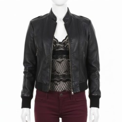 Natalie Portman Black Motorcycle Leather Jacket Natalie Portman Black Motorcycle Leather Jacket