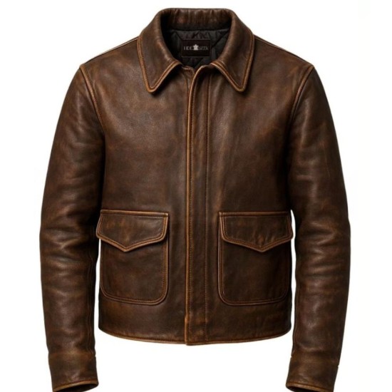 Indiana Jones Raiders of The Lost Ark (harrison Ford) Leather Jacket Indiana Jones Raiders of The Lost Ark (harrison Ford) Leather Jacket