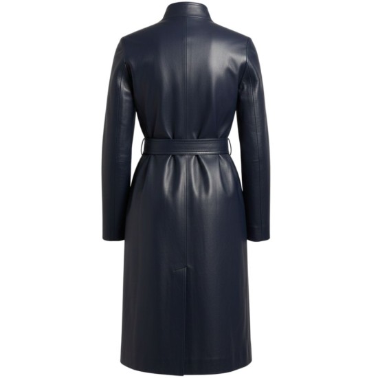 The A Team Charissa Sosa (Jessica Biel) Leather Trench Coat The A Team Charissa Sosa (Jessica Biel) Leather Trench Coat