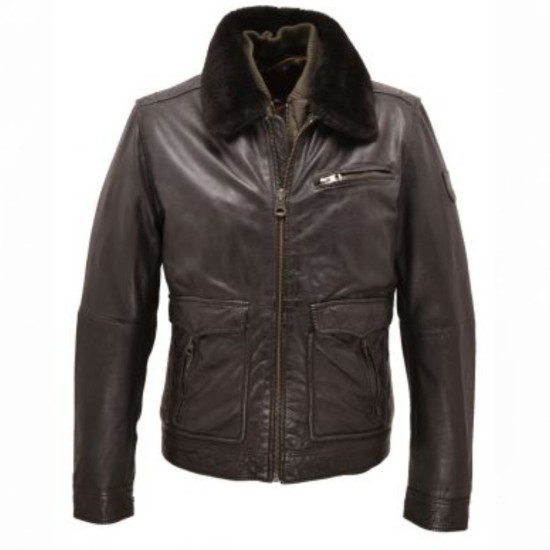 The Intouchables Driss (Omar Sy) Brown Leather Jacket