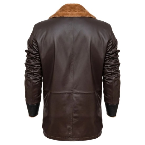 Greyhound Captain Krause (Tom Hanks) Brown Leather Jacket