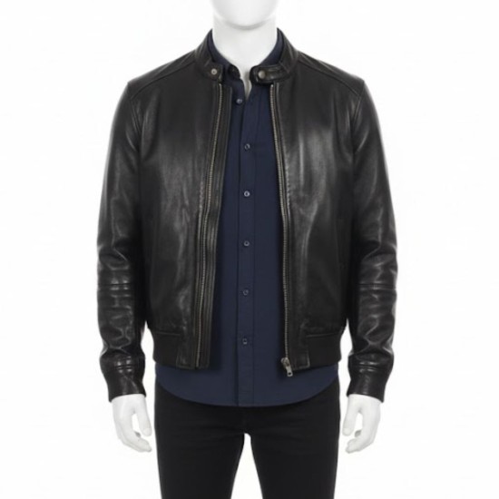 The Matrix 4 Jonathan Groff (Smith) Black Leather Jacket The Matrix 4 Jonathan Groff (Smith) Black Leather Jacket