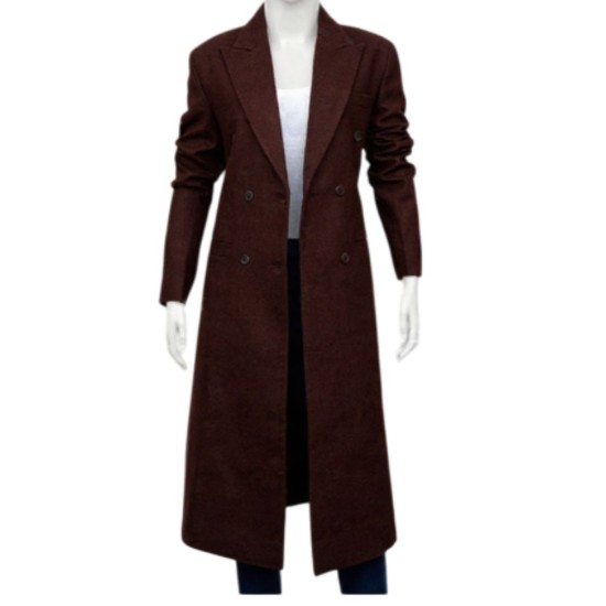 Bad Sisters S02 Sharon Horgan (Eva Garvey) Brown Coat