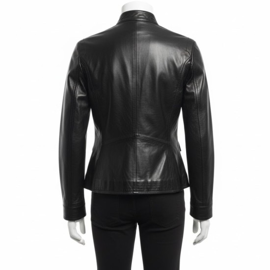 Battlestar Galactica Lucy Lawless (D'Anna Biers) Leather Jacket Battlestar Galactica Lucy Lawless (D'Anna Biers) Leather Jacket