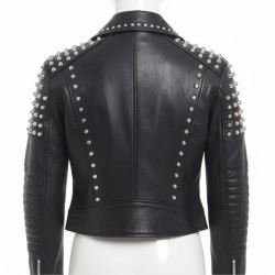 Bella Thorne Black Studded Jacket