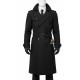 Black Fortnite Noir Long Coat for Men Black Fortnite Noir Long Coat for Men