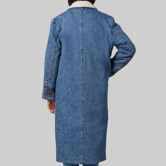 It Ends With Us 2024 Blake Lively (Lily Bloom) Blue Denim Coat