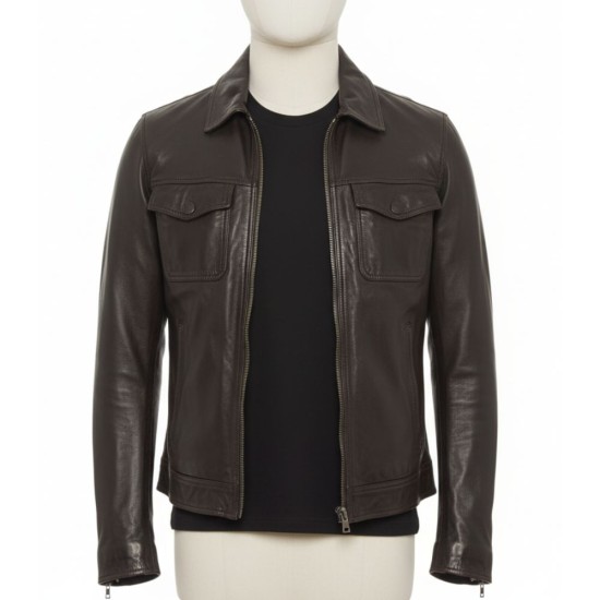 Ted Lasso Roy Kent (Brett Goldstein) Brown Leather Jacket Ted Lasso Roy Kent (Brett Goldstein) Brown Leather Jacket