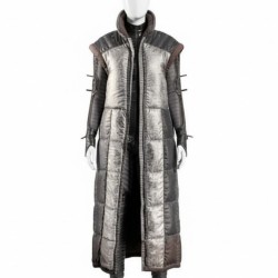 Cyberpunk 2077 Brigitte Silver Puffer Coat Cyberpunk 2077 Brigitte Silver Puffer Coat