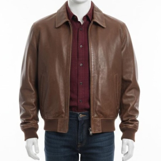 Cat Person 2023 Nicholas Braun (Robert) Leather Jacket Cat Person 2023 Nicholas Braun (Robert) Leather Jacket