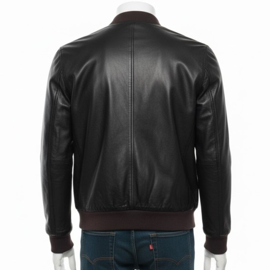Continuum Stephen Lobo (Matthew Kellog) Black Leather Jacket