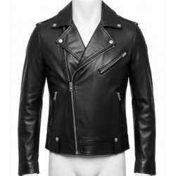 David Beckham Biker Leather Jacket